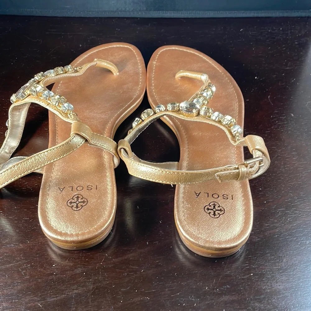 Isola thong sandals with jewel detail - Picture 3 of 5